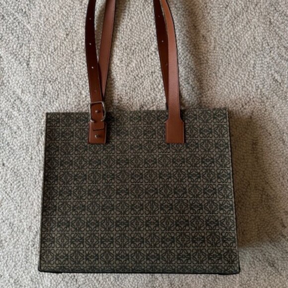 Loewe Anagram jacquard canvas tote bag - Picture 2 of 7